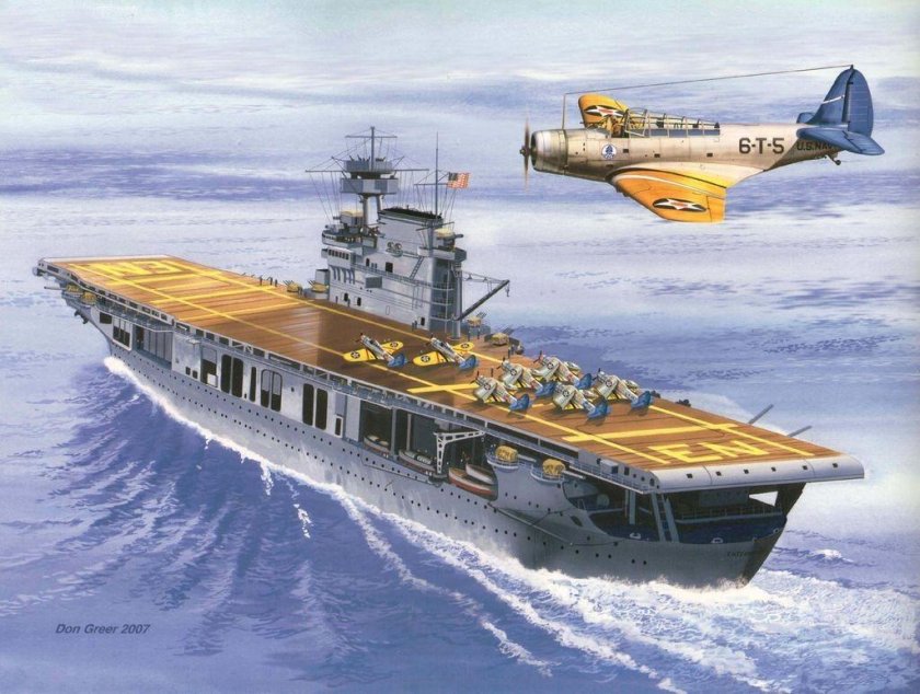 Авианосец Энтерпрайз CV-6