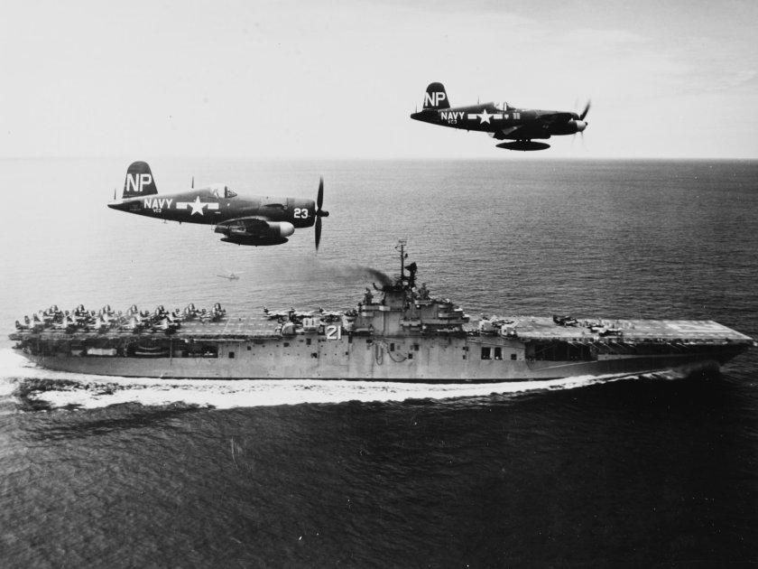 Американские авианосцы 2 мировой