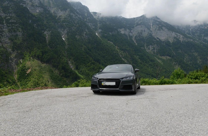 Ауди в горах Австрии
