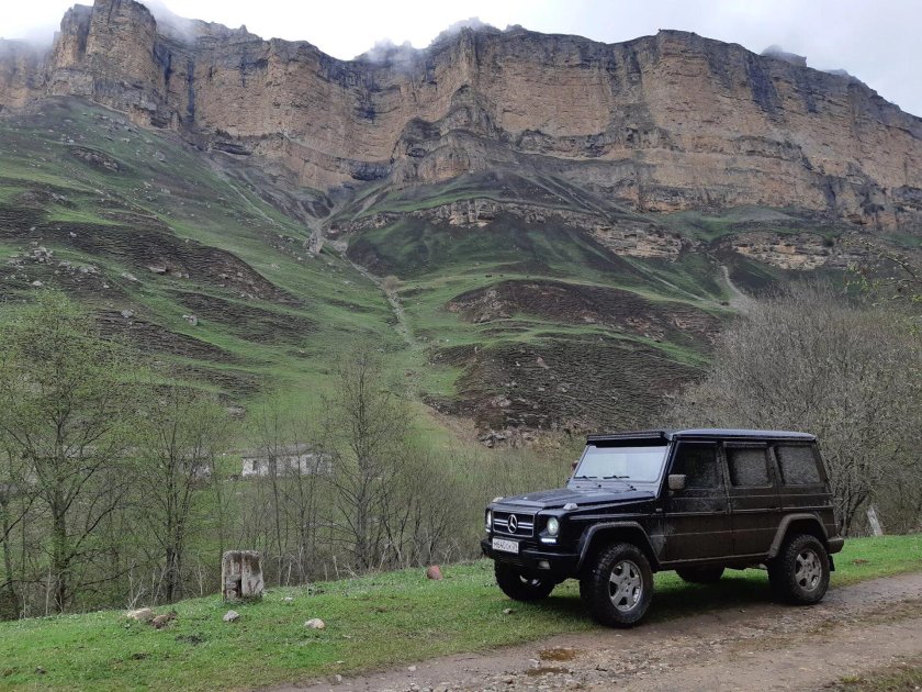 Гелик в горах