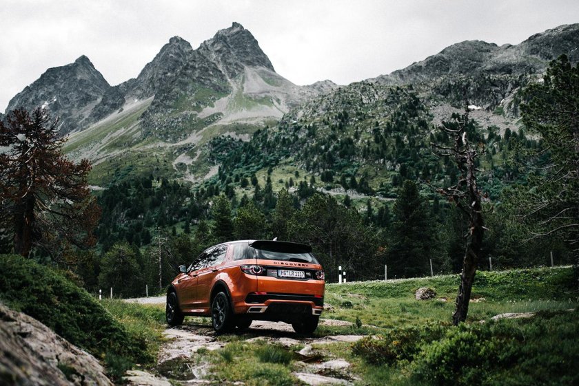 Ленд Ровер в горах