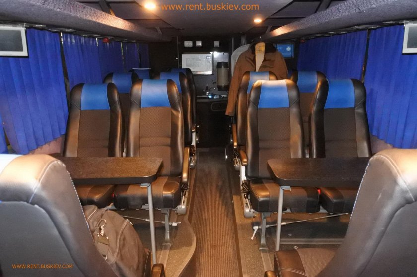 Van Hool автобус салон