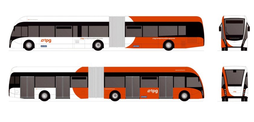 Схема салона автобуса van Hool