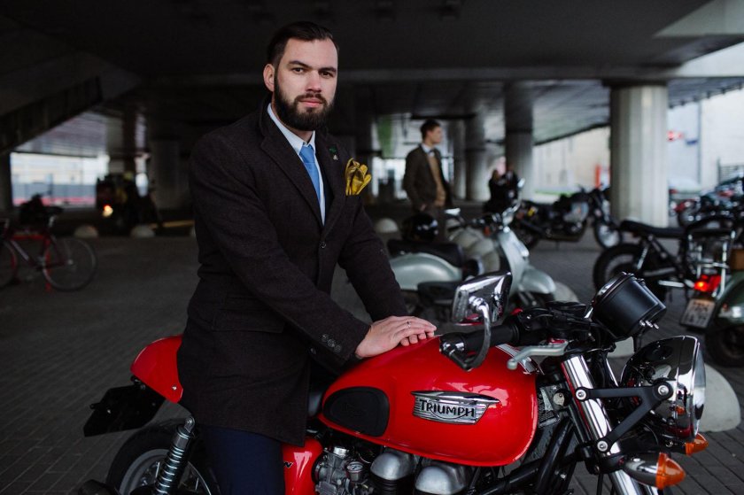 Байкер джентльмен