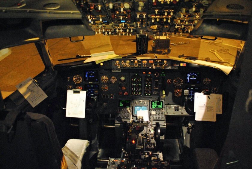 Boeing 737-500 кабина