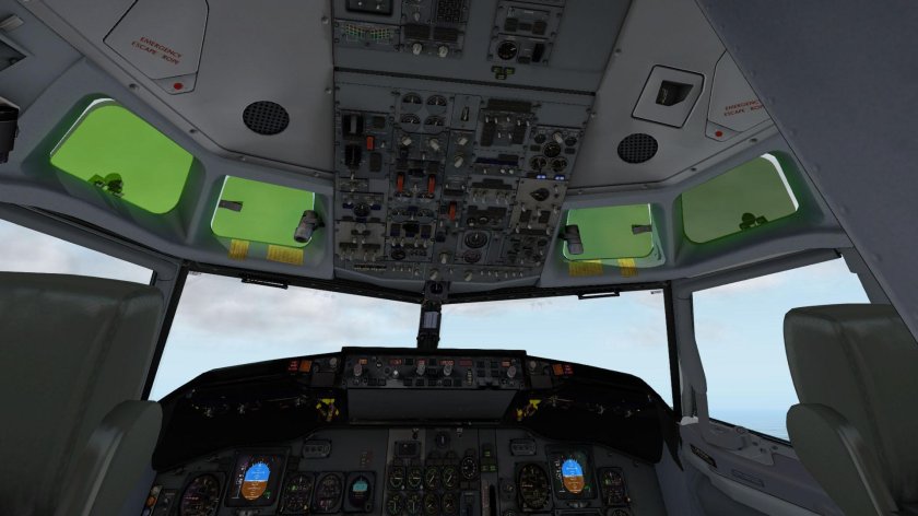 Boeing 737-500 кабина