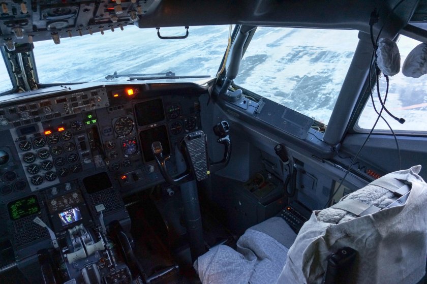 Boeing 737-500 кабина