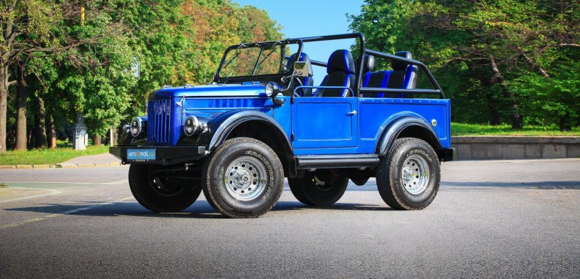 Газ 69 голубой