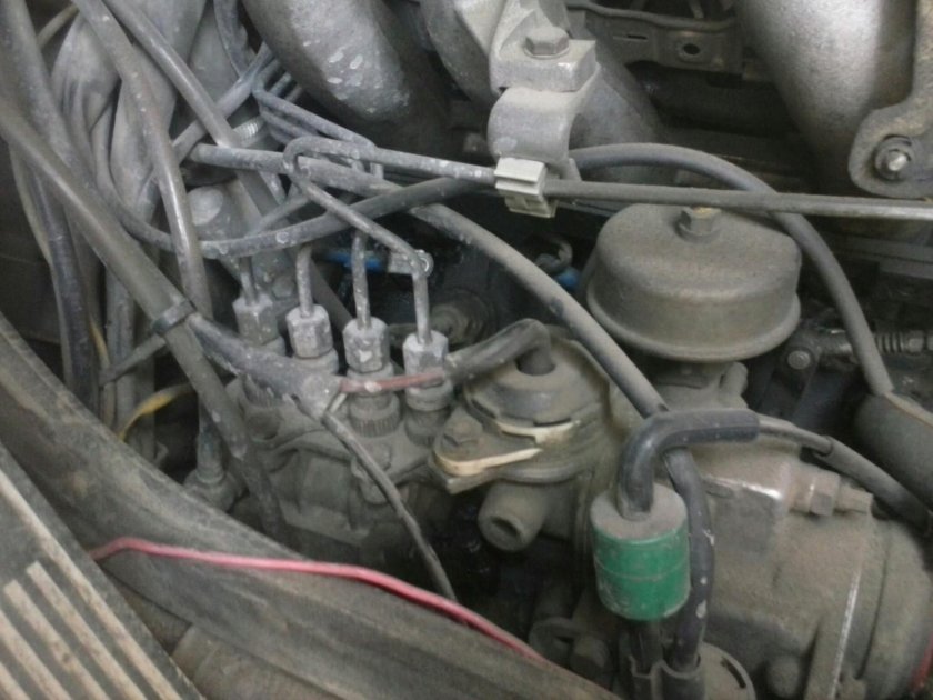 Вакуумная система Мерседес 601 мотор