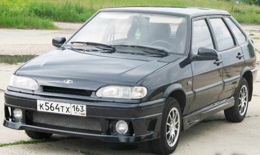 Передний бампер DM на ВАЗ 2114