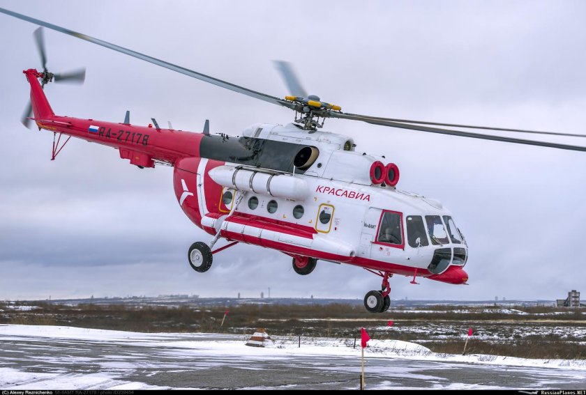 Вертолет ми-8 красавиа байкит