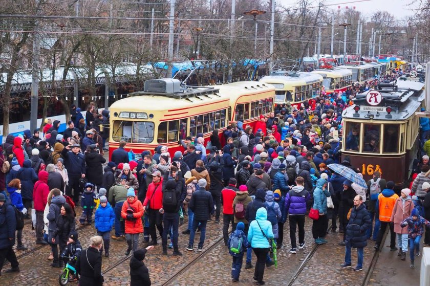 Парад трамваев 2022 Липецк