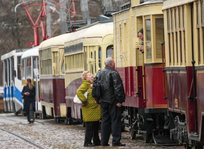 Выставка трамваев в Туле