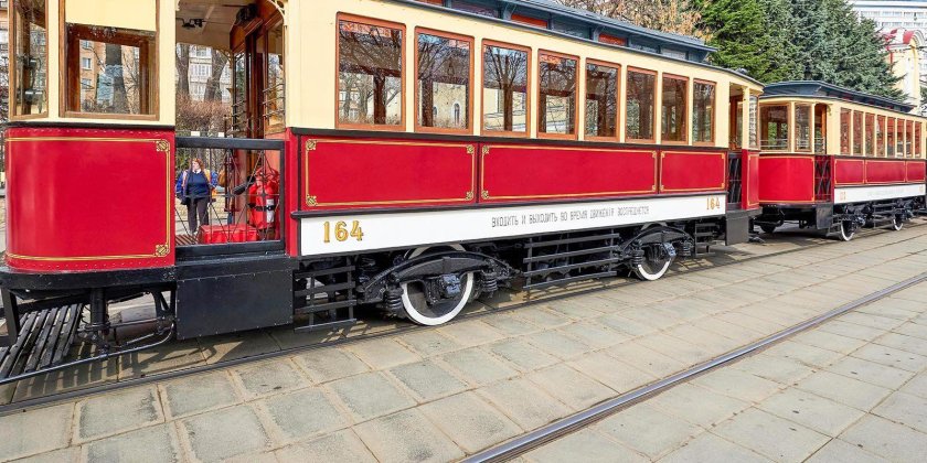 Парад ретро трамваев