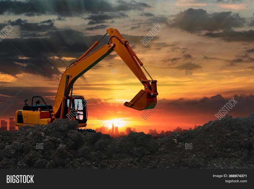 Картинки экскаватор 3000*2000 пикселей