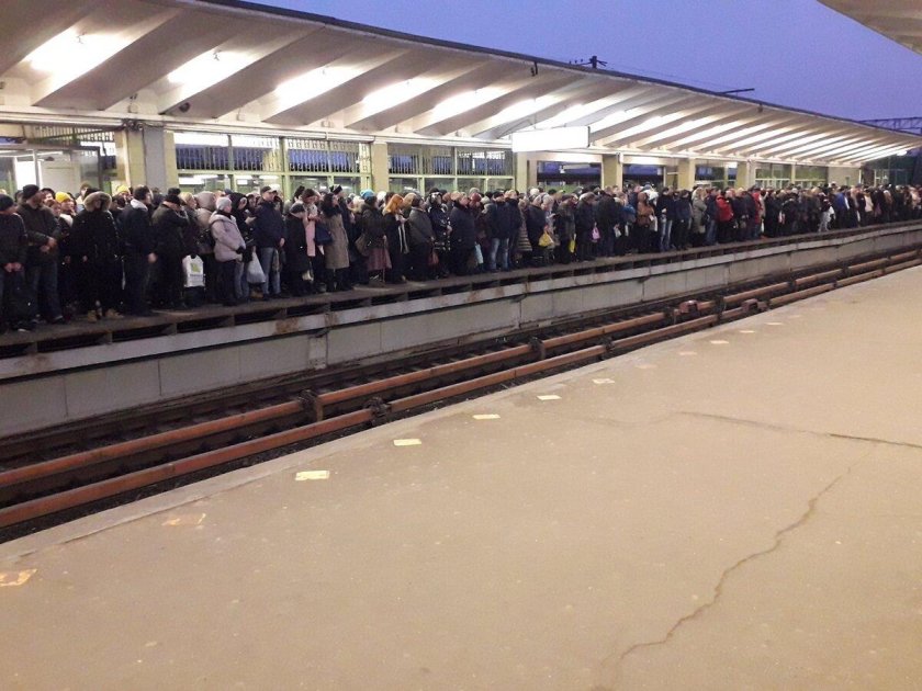 Московский метрополитен станция Выхино