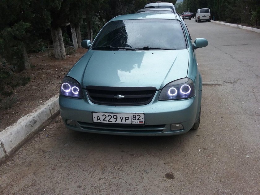 Chevrolet Lacetti линзованные фары
