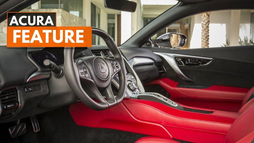 Honda NSX 2017 салон