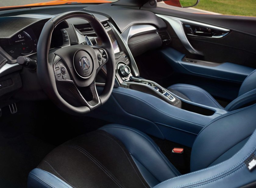 Honda NSX 2022 салон