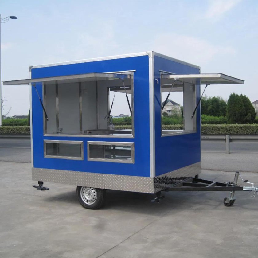 Мобильная тележка для еды