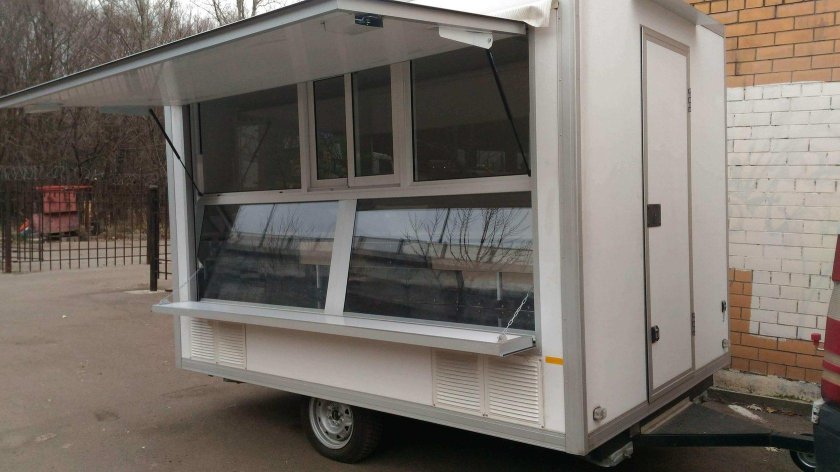 Прицеп торговый ларёк Тонар 8745