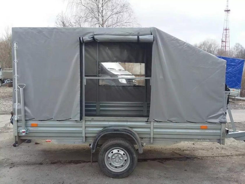 Тент палатка на прицеп МЗСА