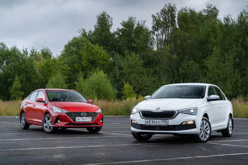 Шкода Рапид Хендай Солярис