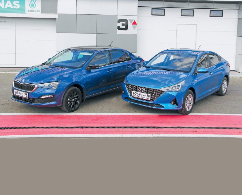 Шкода Рапид Хендай Солярис