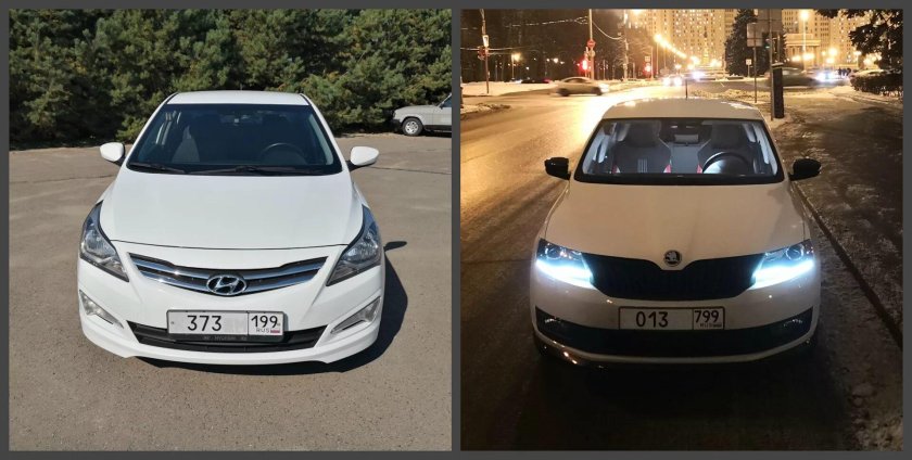 Шкода Рапид Хендай Солярис