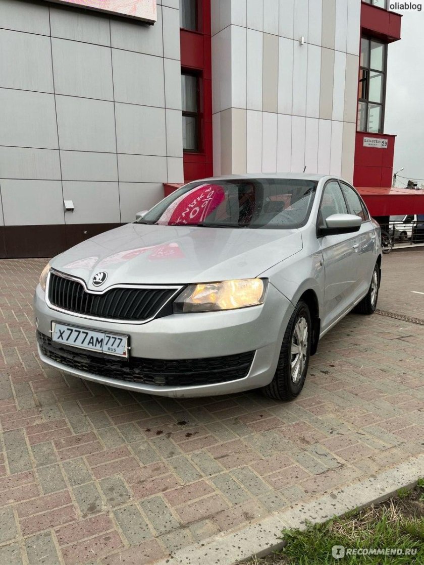 Аварии Шкода Рапид 2015 черная