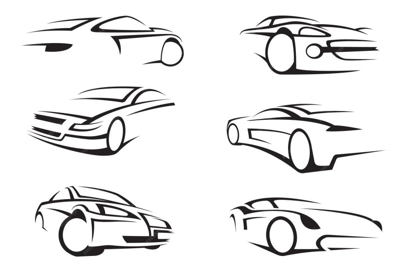 Очертания машины