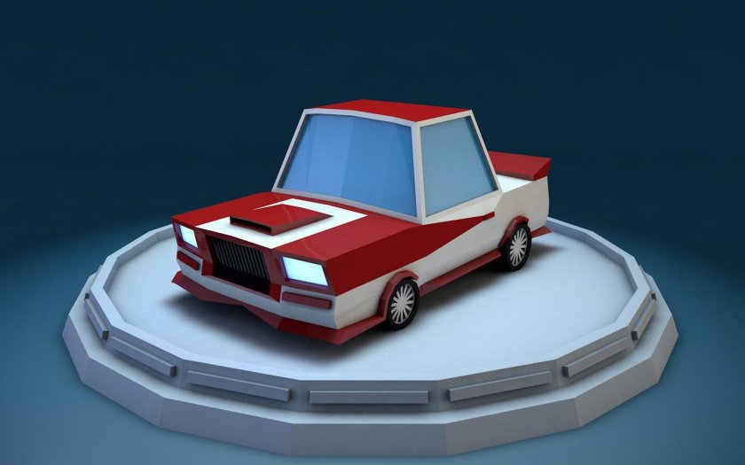 Лоу Поли 3д машины