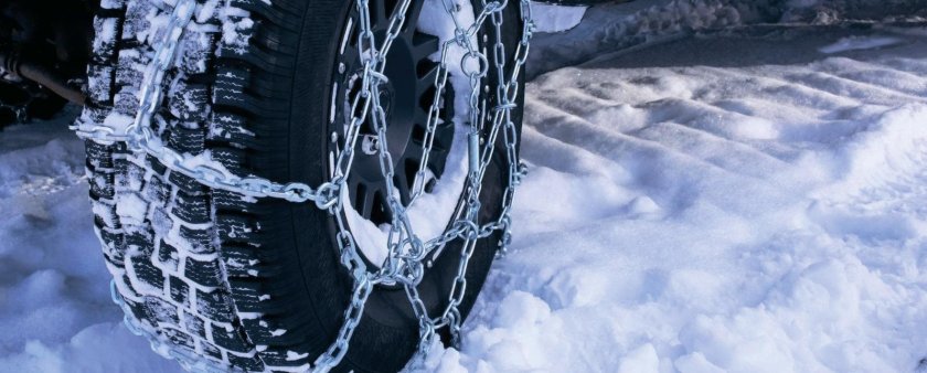 Машина в цепях