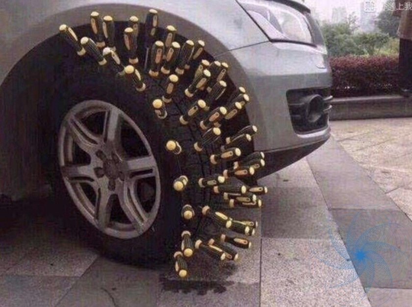 Зимняя резина прикол