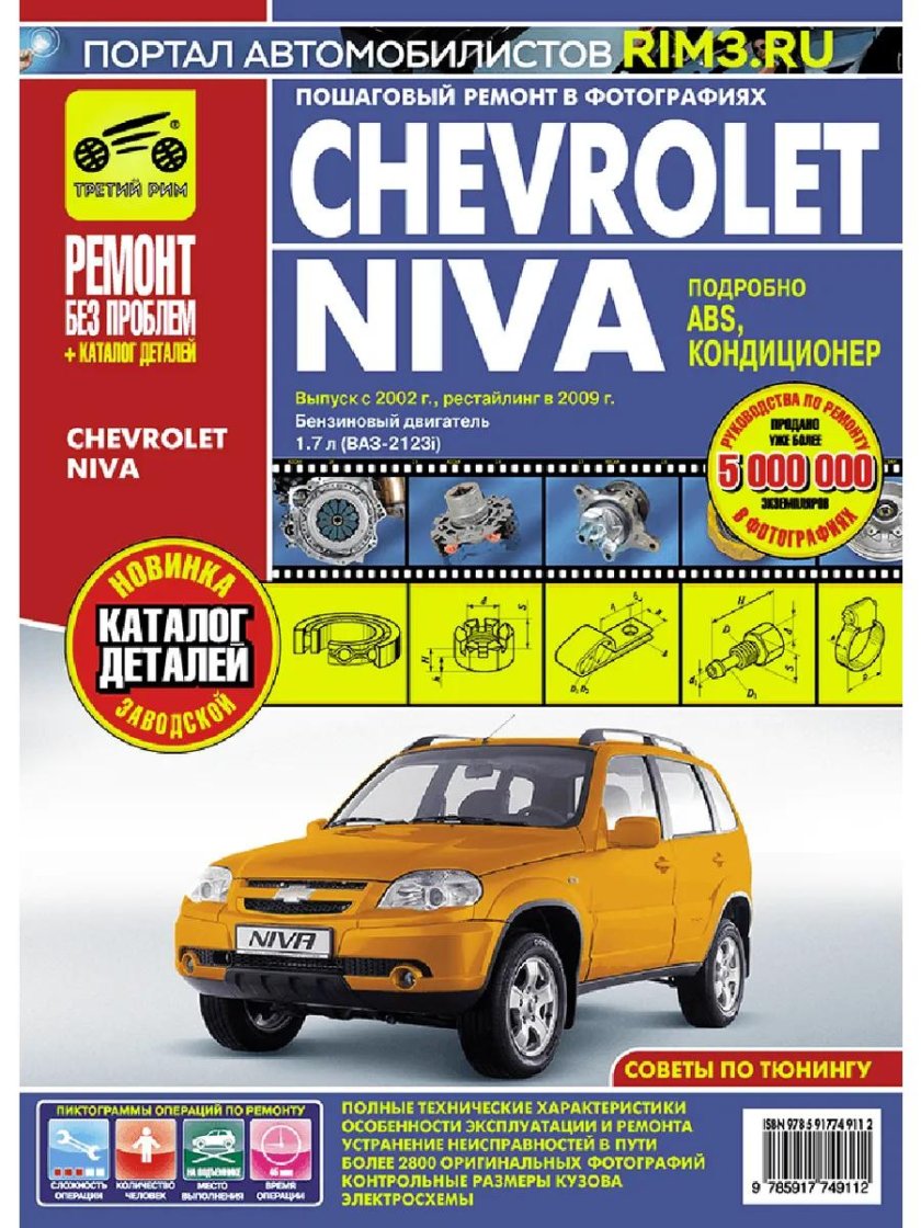 Книжка Шевроле Нива