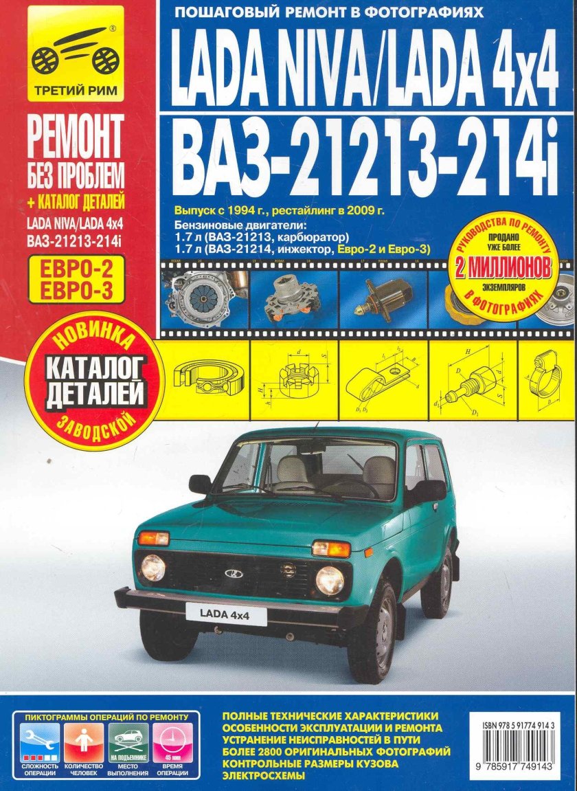 Автолитература Нива 21214