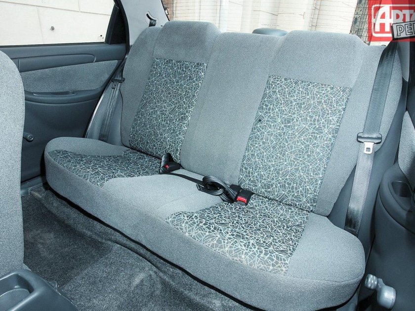 Chevrolet lanos 2008 салон сзади
