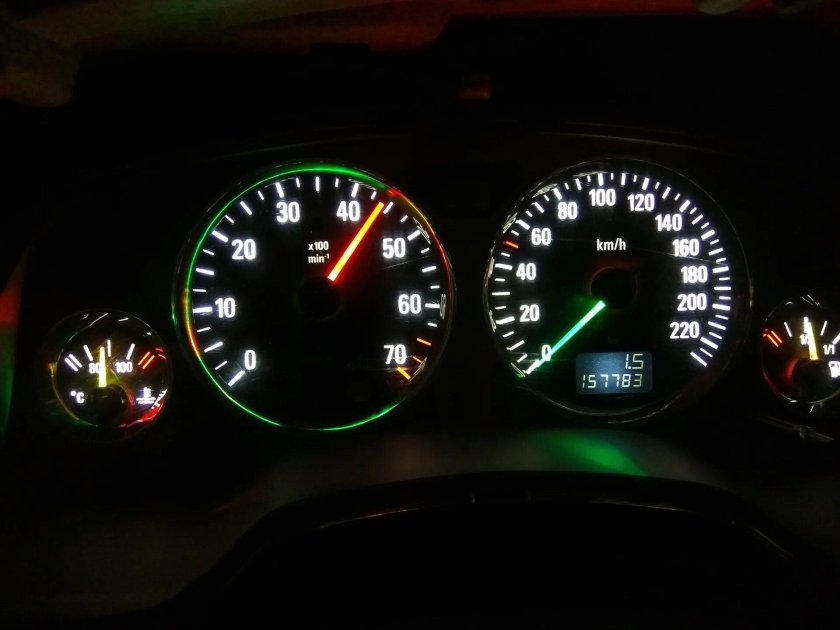 Опель Зафира а подсветка приборов