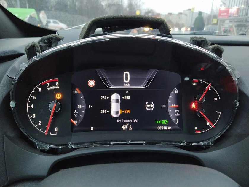 Накидка на приборку Astra h