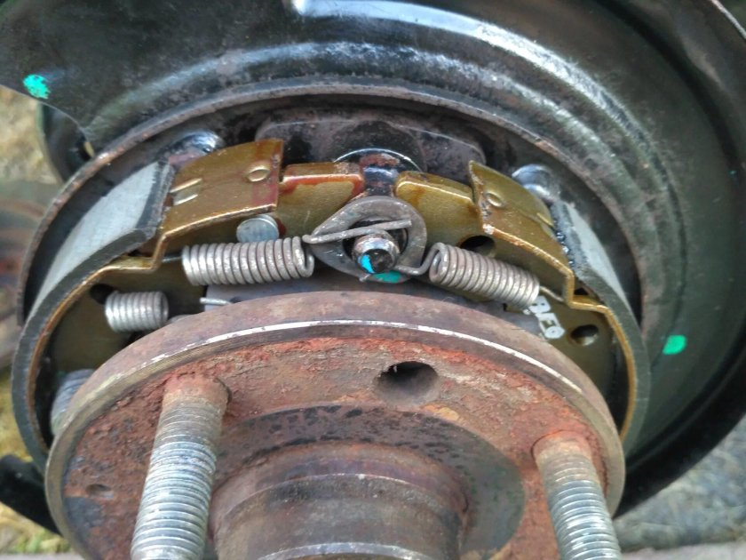 Задние тормоза Lacetti