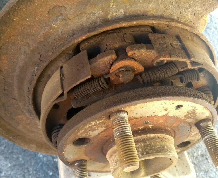 Задние тормоза Лачетти