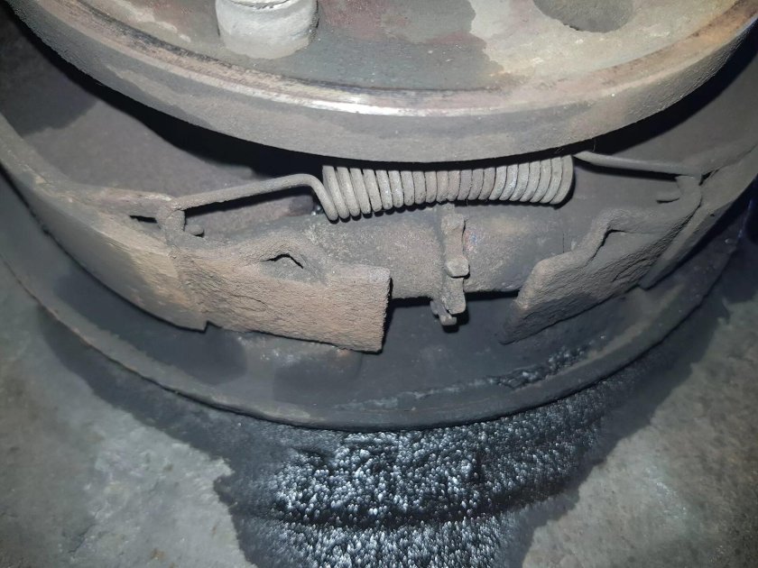 Колодки ручника Лачетти