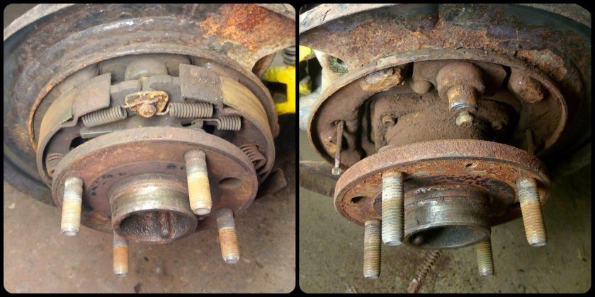 Daewoo Gentra задние тормозные колодки