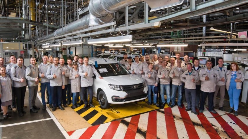 АВТОВАЗ конвейер Веста