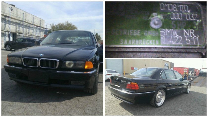 BMW e38 2pac