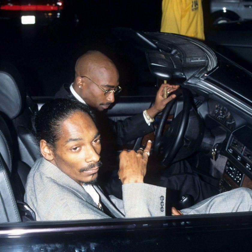 2pac в машине