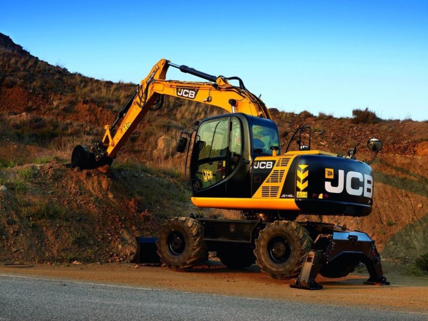 Экскаватор колесный JCB js 145