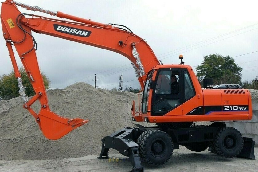 Экскаватор Дусан 210 колесный