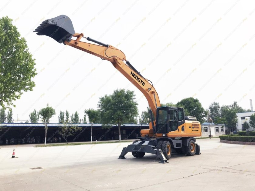 Экскаватор колесный Hengte ht215w