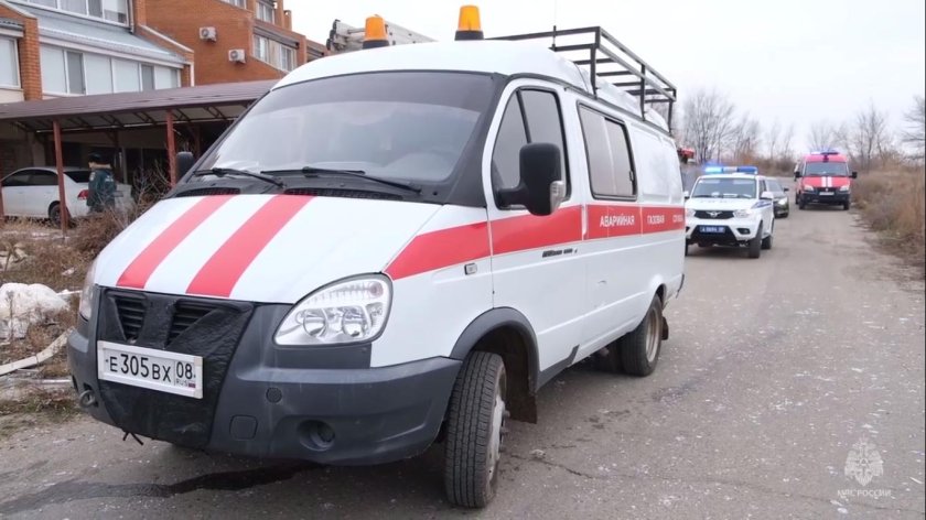 Взрыв газели в Калмыкии